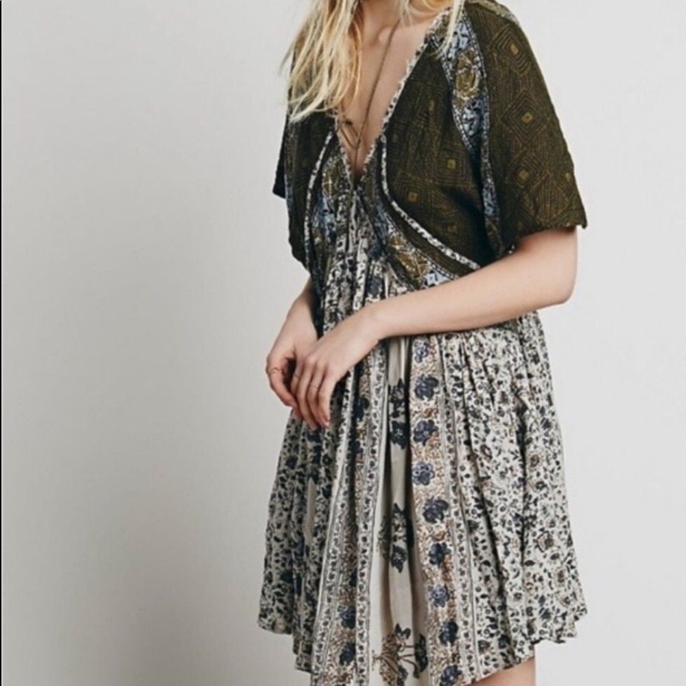 Free People Wild World Mini Dress